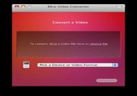 Miro Video Converter pour mac