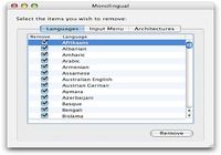 Monolingual pour mac