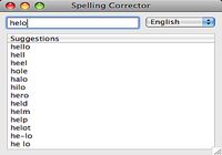 Spelling Corrector pour mac