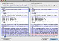 Differences Examiner pour mac