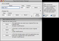 Type And Creator Changer pour mac