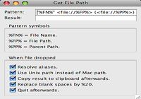  Get File Path pour mac