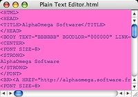 Plain Text Editor pour mac