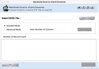 MacSonik Excel to vCard Converter pour mac