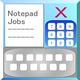 Notepad Jobs X clavier numérique bloc-notes pour mac