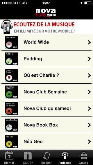 Radio Nova pour mac Radio Nova pour mac
