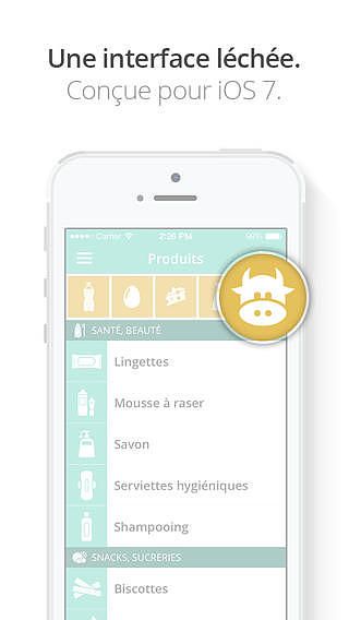 Shoplt: liste de courses sans taper pour mac