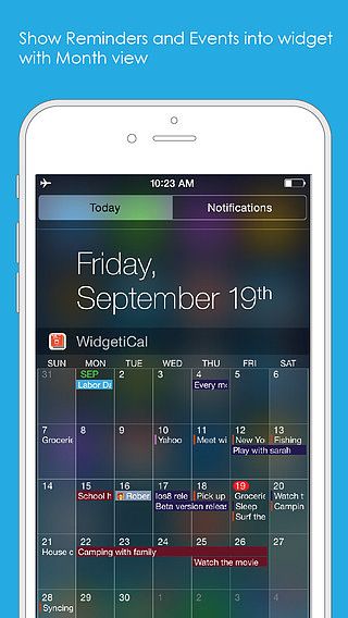 WidgetCal(Notification Calendar/Reminder) pour mac