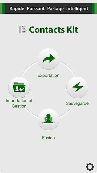 Contacts sauvegarder - IS Contacts Kit pour mac