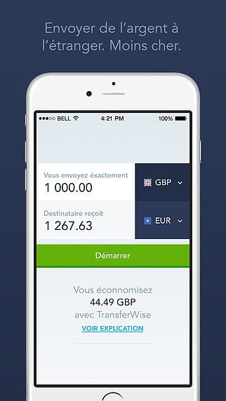 TransferWise Money Transfer pour mac TransferWise Money Transfer pour mac