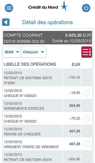 Crédit du Nord pour iPhone pour mac Crédit du Nord pour iPhone pour mac