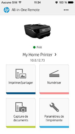 HP All-in-One Printer Remote pour mac