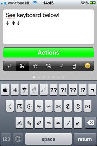 Symbol clavier - ajoute des symboles, et le clavier Emoji ascii pour mac