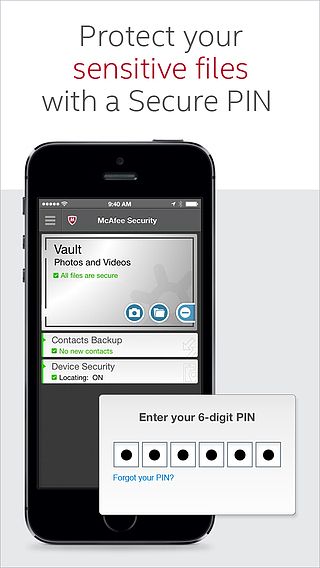 McAfee Mobile Security - Coffre-fort sécurisé, sauvegarde, prote pour mac