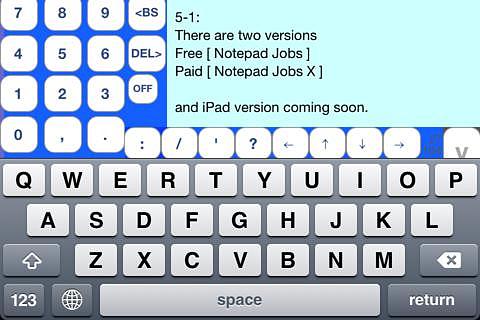 Notepad Jobs X clavier numérique bloc-notes pour mac Notepad Jobs X clavier numérique bloc-notes pour mac