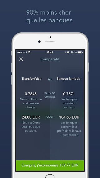 TransferWise Money Transfer pour mac TransferWise Money Transfer pour mac