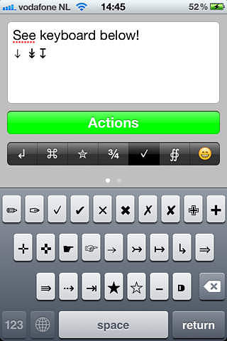 Symbol clavier - ajoute des symboles, et le clavier Emoji ascii pour mac