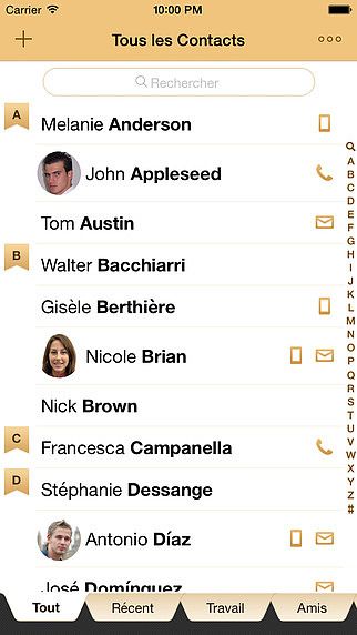 Contacts Pro for iPhone pour mac