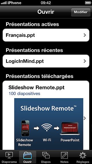 Slideshow Remote® pour PowerPoint pour mac