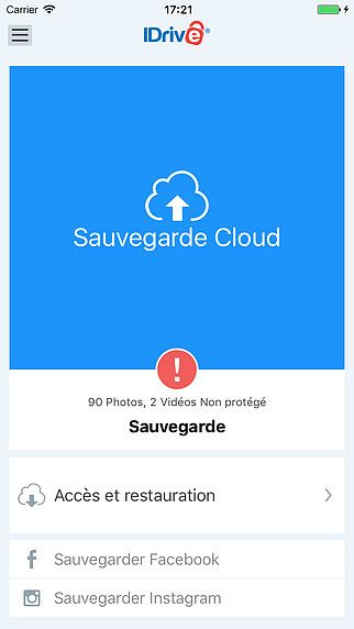 IDrive Online Backup pour mac