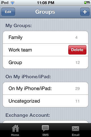 Super Grouper pour les Contacts App Groupes et Gestion des liste pour mac