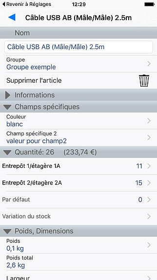 Stock Control : gérez facilement vos articles et stocks pour mac Stock Control : gérez facilement vos articles et stocks pour mac