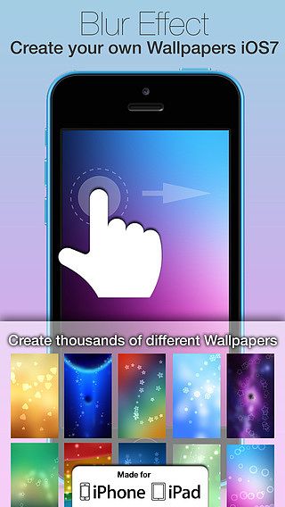 Fonds d'écran Blur pour iOS 7 e iOS 8 - Concevez votre Wallpaper pour mac