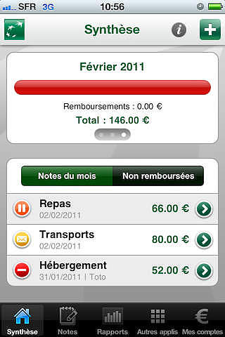 Notes de frais pour mac Notes de frais pour mac