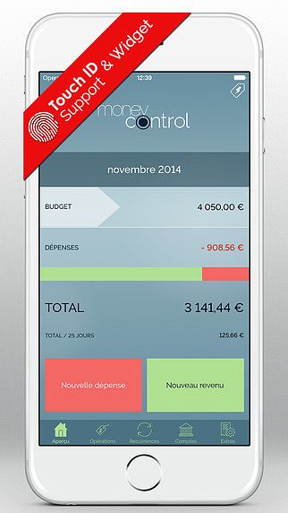 MoneyControl - Gestion des revenus et dépenses pour mac MoneyControl - Gestion des revenus et dépenses pour mac