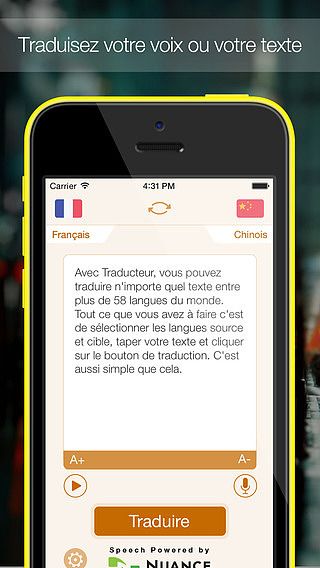 Traducteur (Gratuit) : Traduisez du français en une soixantaine  pour mac
