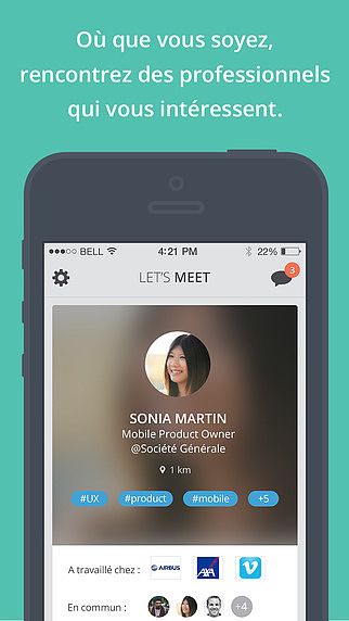 Let's Meet - Rencontrez des professionnels à proximité. pour mac