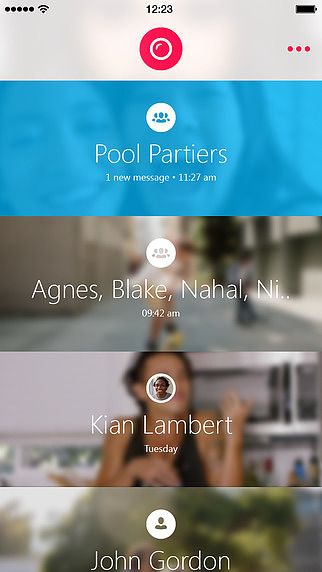 Skype Qik : Messagerie vidéo de groupe pour mac