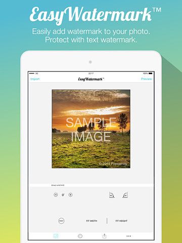 Easy Watermark for Photo Free - Insert text watermark on photos  pour mac