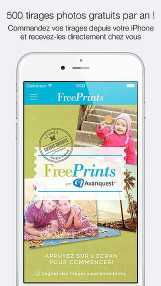 Free Prints - Tirage Gratuit Photo, Impression et Développement  pour mac