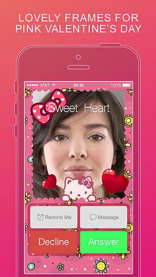 Wallpaper Maker - Pink Valentine's Day Special for iOS 7 pour mac