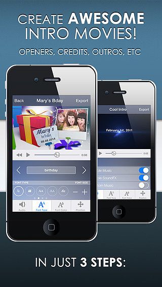 Intro Designer Lite - Create Intros for iMovie pour mac