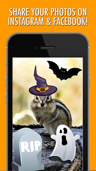 Halloween image Stickers: La photo Effrayant Maker pour mac Halloween image Stickers: La photo Effrayant Maker pour mac