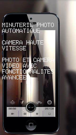 Darkam - Caméra cachée écran noir avec minuterie photo. pour mac