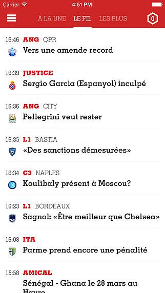 France Football - L'application de tout le football pour mac