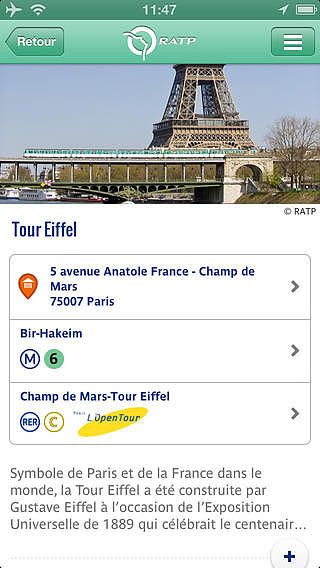 Visiter Paris en Métro - RATP pour mac