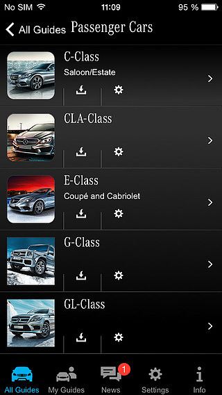 Mercedes-Benz Guides pour mac