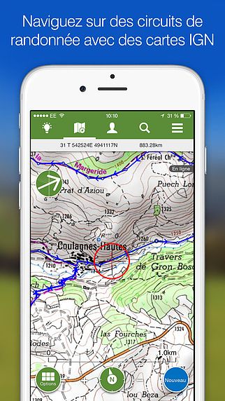 ViewRanger GPS avec Lafuma: Circuits pour la Randonnée, la March pour mac