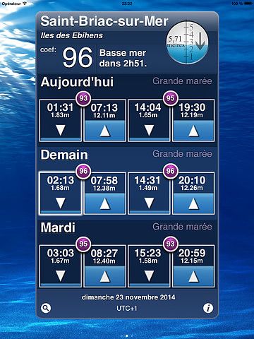 IMarées HD - Annuaire des marées en France pour mac