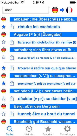 Dictionnaire Allemand-Français hors ligne GRATUIT pour mac
