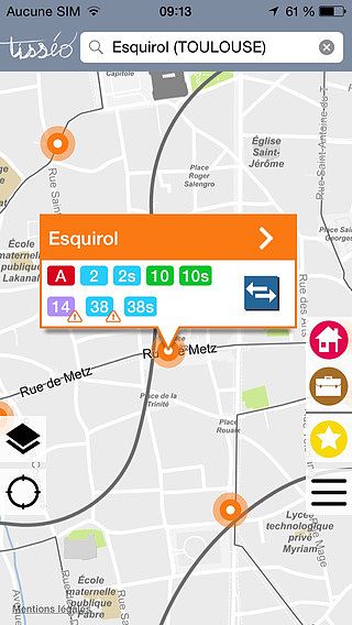 Tisséo : transport métro, tram, bus de Toulouse et son aggloméra pour mac