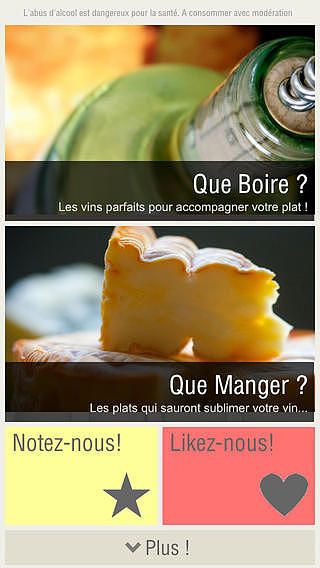 Que Boire? Que Manger? Une infinité d'accords mets-vins sur votr pour mac