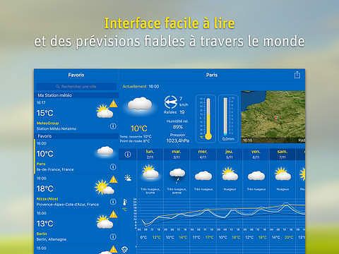 WeatherPro for iPad - L'App météo pour mac WeatherPro for iPad - L'App météo pour mac