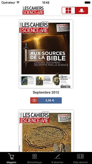Les Cahiers de Science  pour mac