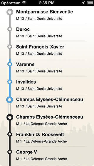 Guide Metro Paris pour mac