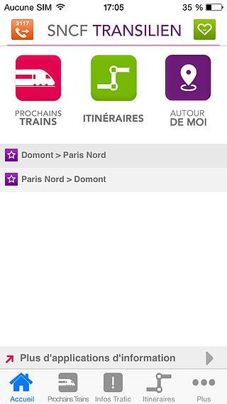 SNCF Transilien pour mac